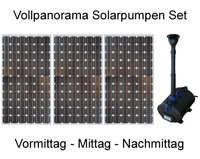 Solarteichpumpen Set OASE Aquarius 1500 Multi Panorama
