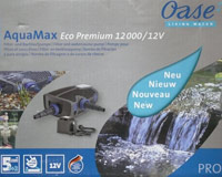 Teichpumpe OASE Aquamax Eco 12000 Premium 12 Volt für Schwimmteich
