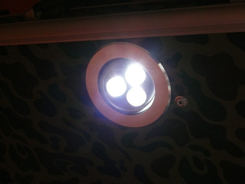 Die LED Lampe im Solarkoffer
