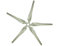 Rotorblätter für Windräder in 2 verschiedenen Längen