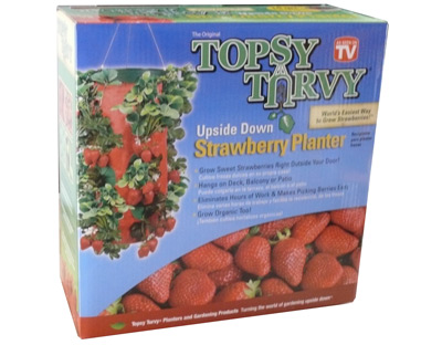 TOPSY TURVY Strawberry Planter Hngepflanzer Erdbeere